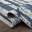 Tapis rayé bleu / gris Abani-436843202