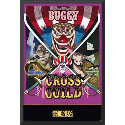 " One Piece-Cross Guild BUGGY, Sir Crocodile, Dracule Mihawk "