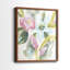 Impression encadrée florale Fresco I-Premium - prête à être accrochée - aucun clou requis - aucun clou requis-50896630-50896629