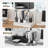 2-Tier Desktop Printer Stand With Fabric Drawer, Sturdy Home Office Organizer For Printers, 3D Printers, Fax Machines, Scanners, Compact And Space-Saving Design
