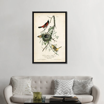 « verger orioles », impression sur toile
