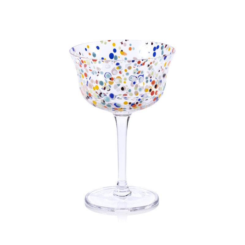Jaheed Confetti Cocktail Glasses, Set of 4