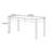 Simple Walnut Rectangular Solid Wood Office Sets