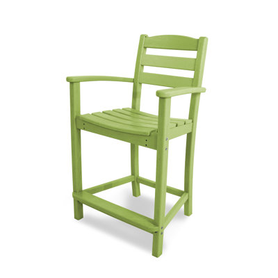 Chaise avec accoudoirs de bar POLYWOOD La Casa