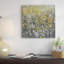 « rain abstract vi », reproduction sur toile tendue en noir/gris/jaune-90716858