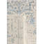 Tapis rectangulaire bleu transitionnel en laine / soie / rayonne de bambou noué à la main-80055131