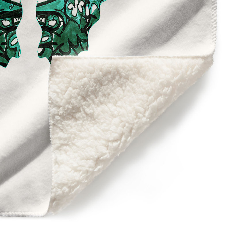  Jeté papillon Kaléidoscope, l 68 po x L 80 po