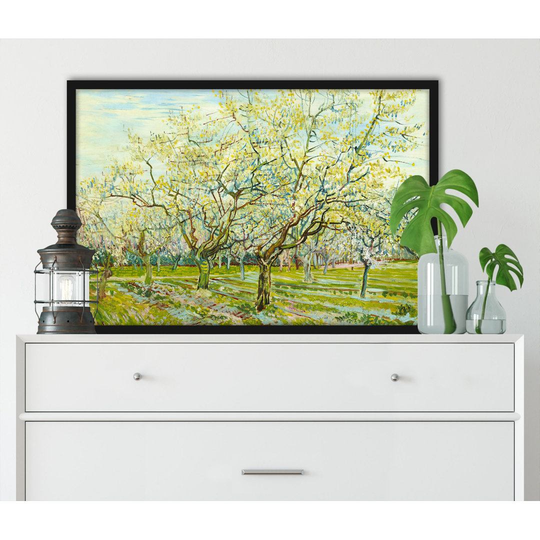 Gerahmter Kunstdruck The White Orchard von Vincent Van Gogh