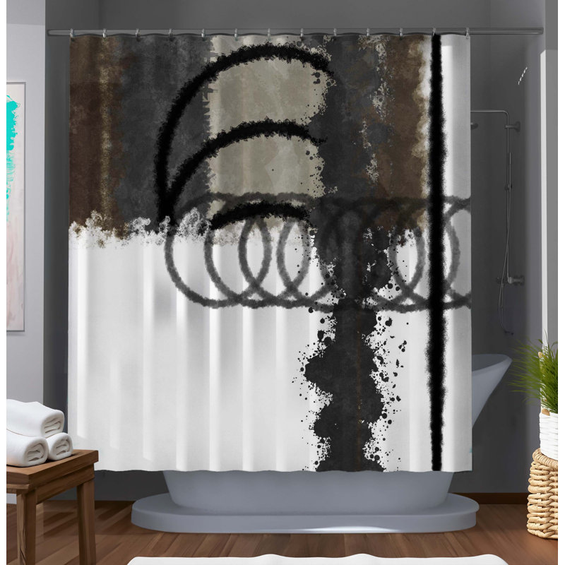Abstract Shower Curtain