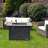 Rectangle Steel Propane Fire Pit Table