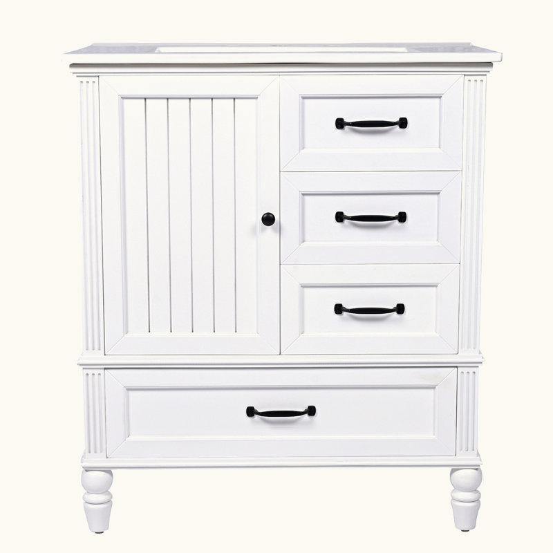 Meuble-lavabo avec lavabo et porte