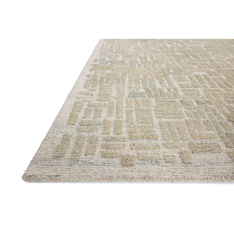 Tapis galet / sauge Laronde, Rectangle 9 pi 3 po x 13 pi