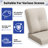 Outdoor Deep Seat Cushion Set - Comfortable,Weather-Resistant,Fade-Resistant Olefin Fabric-51979984-65694565