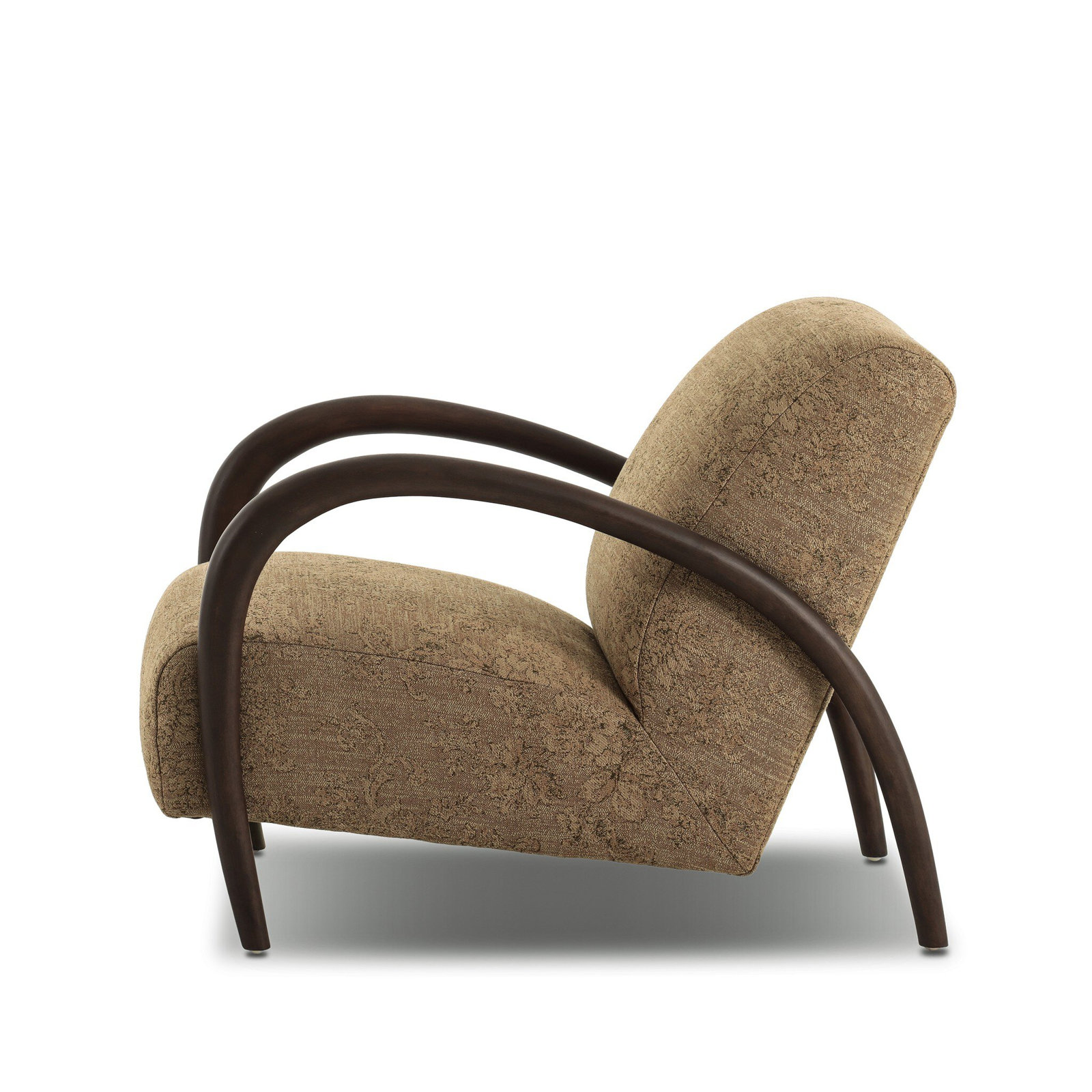 Noah Wood Frame Accent Chair, Fallingbrook Cafe Polyester Blend