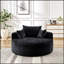 Canapé-lit simple en éponge de 55 po en chenille de 55 po, aucun assemblage requis, fauteuil-lit moderne moelleux pour le salon, la chambre à coucher et le salon-1290854741