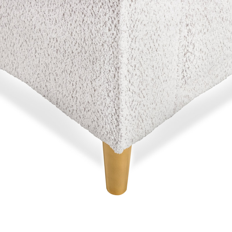 Causeuse Celal, H 35 po x l 83,5 po x P 34,5 po, Blanc
