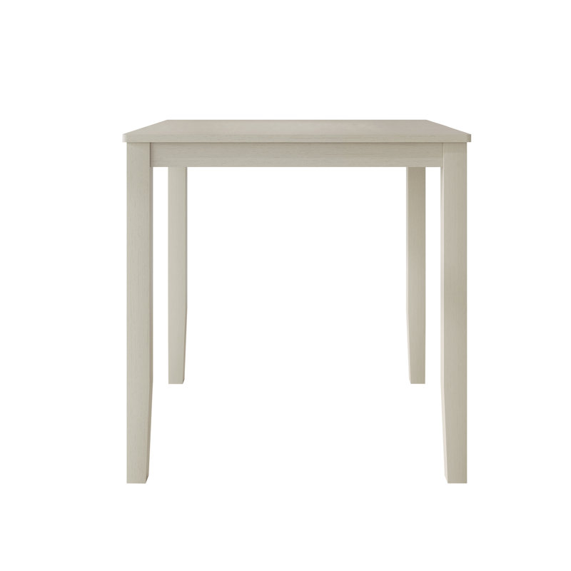35.5" Square Counter Height Dining Table, Antique Gray