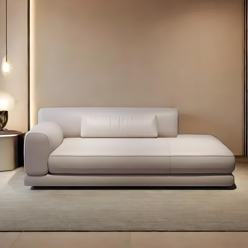 Chaise longue moderne, confortable et simple, Café, Orienté à droite