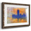 Maisons du Parlement, coucher de soleil 02, 1904 - Art mural mural mat et encadré sous verre acrylique-1294052317-1294052316