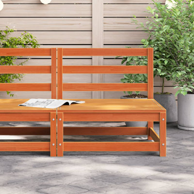 Brayden Studio 8 Piece Garden Sofa Set Solid Wood 