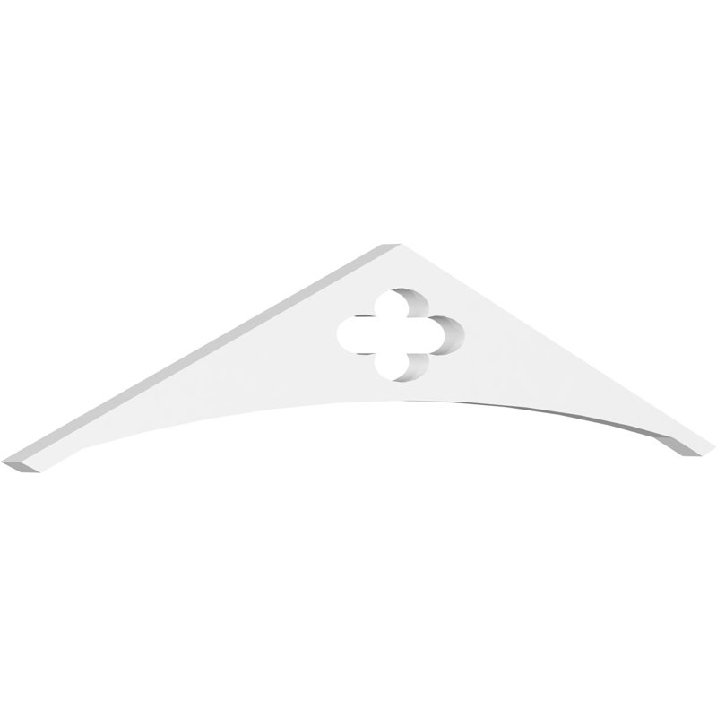 Turner Architectural Grade PVC Gable, 7.5" H x 36" W x 1" D, 5/12