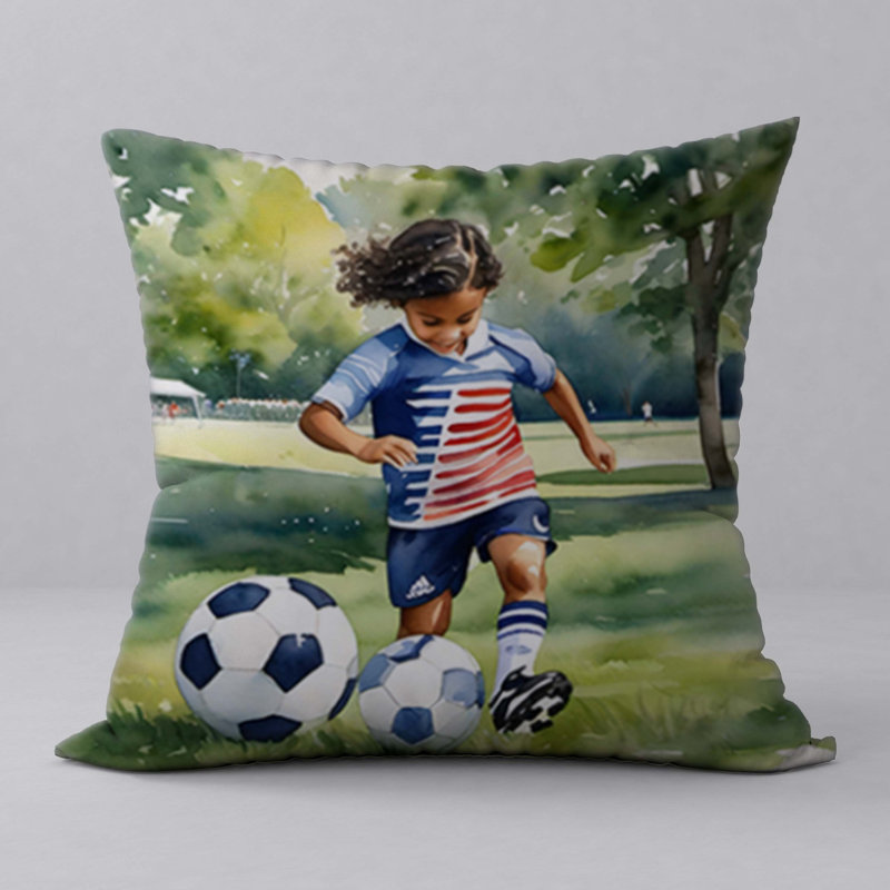 Polyester Throw Square Pillow Cover & Insert