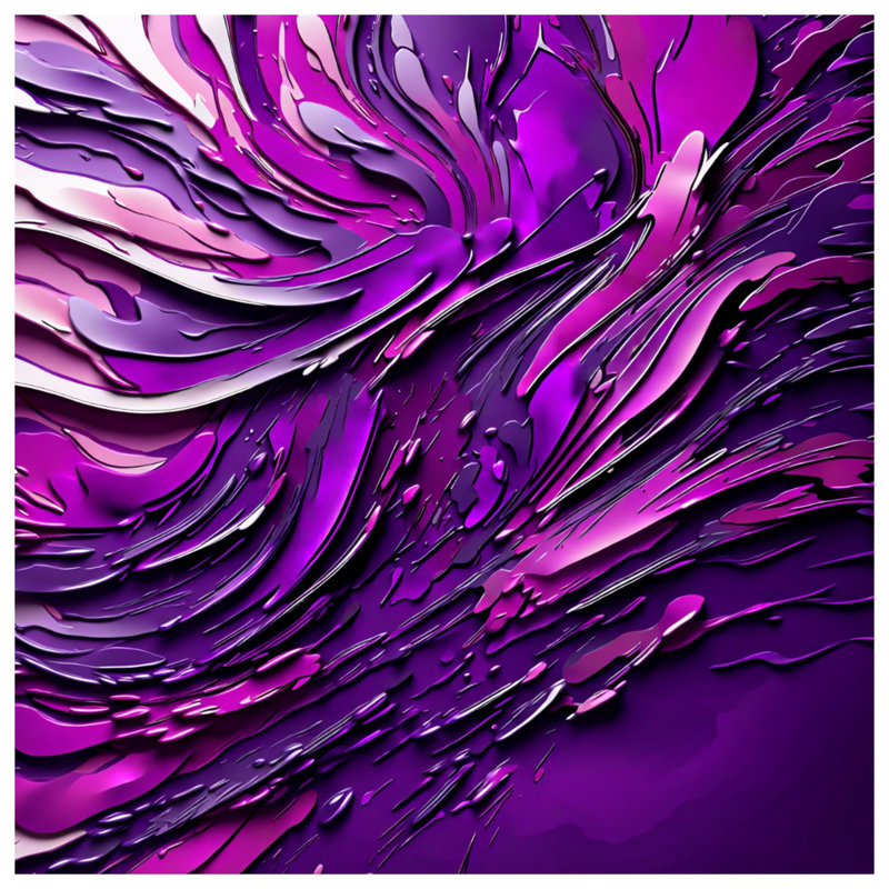 Purple Fluid Abstract Comforter, Twin Extra Long