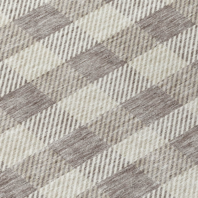 Tapis taupe intérieur / extérieur lavable à la machine 1 pi 8 po x 2 pi 6 po ACN924 taupe 8 pi x 10 pi