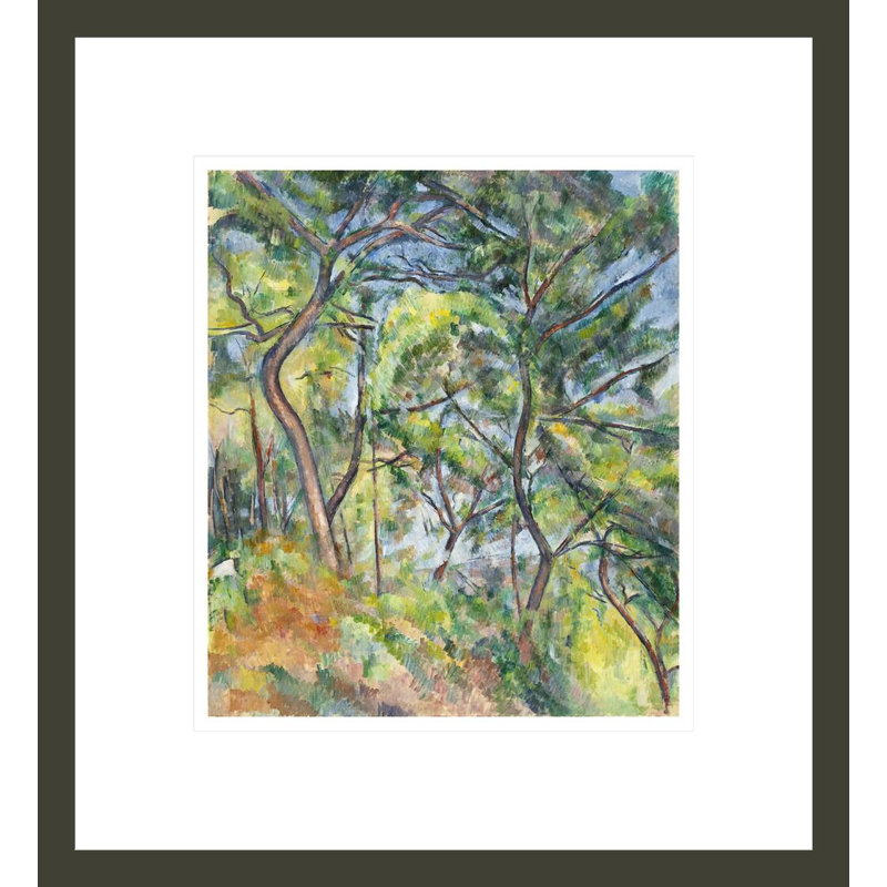 «Sous-bois» par Paul Cézanne, H 15,03 po x l 13,75 po