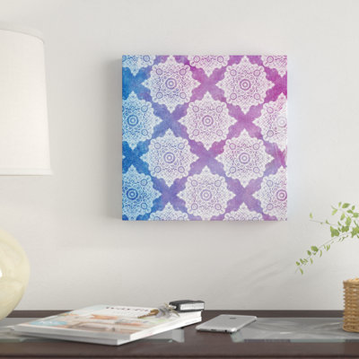 Ombre Medallions par 5by5collective - Impression sur toile tendue sur châssis