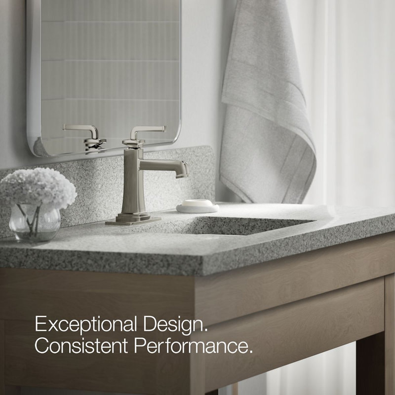 Riff Single-Handle Bathroom Sink Faucet, Vibrant Polished Nickel, 0.5 GPM