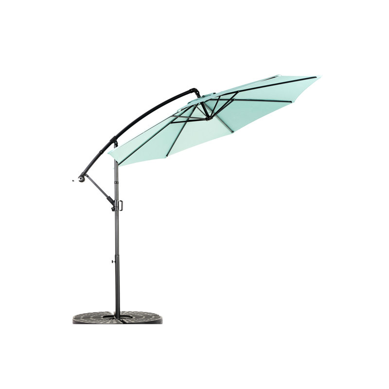 Parasol de piscine avec toile et structure