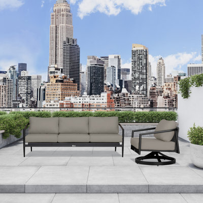 Alixzandria 2 Piece Sofa Set with Swivel