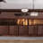 Retro line design solid wood coffee table-698472541