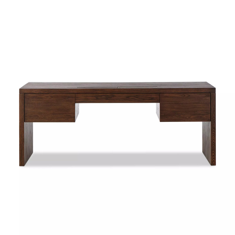 Torrington Executive Desk, Umber Oak