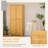 Pinewood Kitchen Pantry with Soft-Close Doors