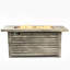 Table de feu de 54 pouces avec corps en acier et sortie de chaleur extérieure à grain de bois à allumage par impulsion électronique 50000BTU