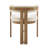 18.71'' H Fabric Upholstered Oak Armchair-1678731269