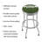 Swivel Upholstered Counter Stool with Metal Frame