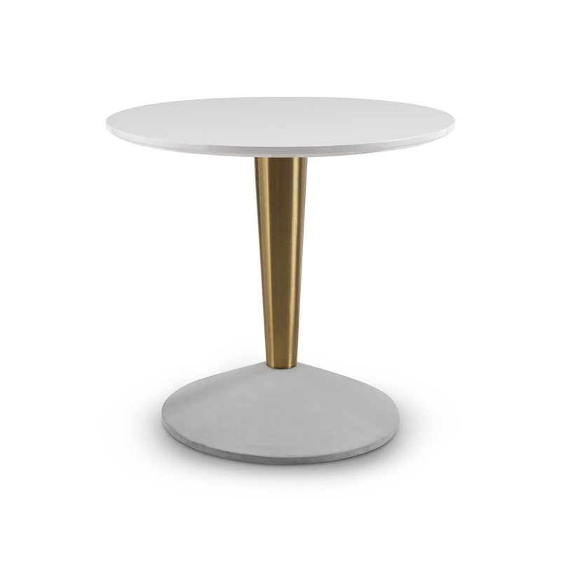Isan Round Dining Table, 110cm L x 110cm W, Grey