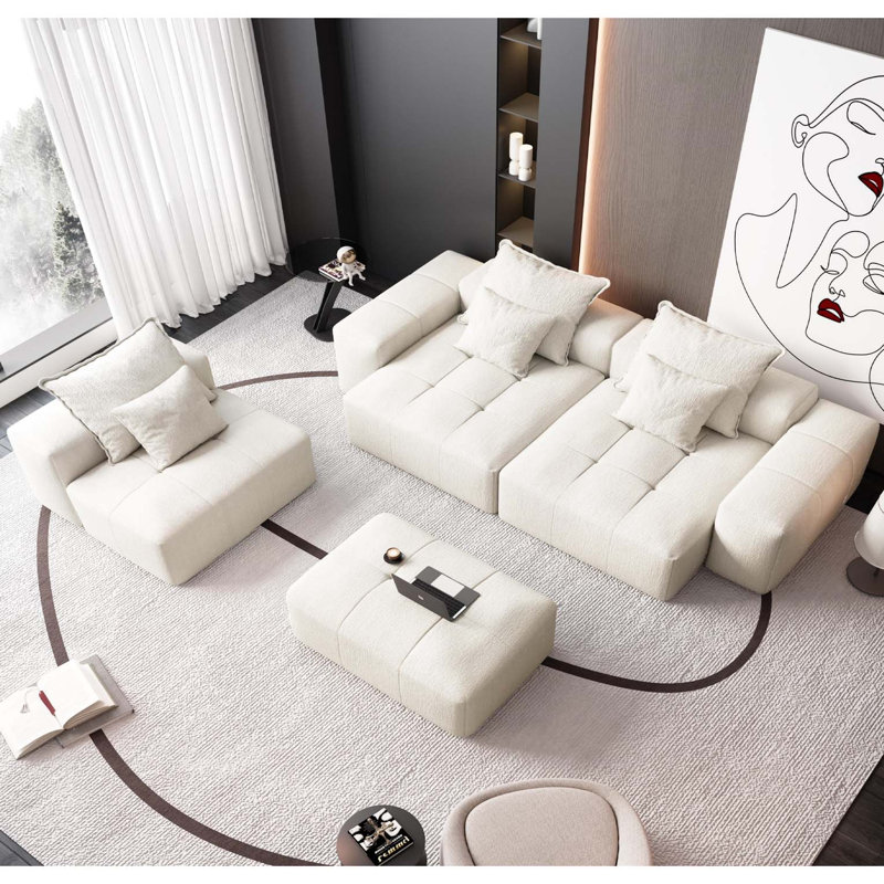 Canapé modulaire surdimensionné Modern, Beige