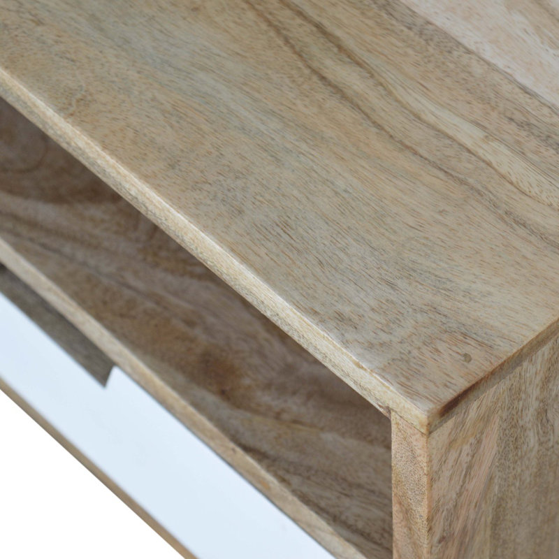 Lucero 18.12cm W Solid Wood Bedside Table