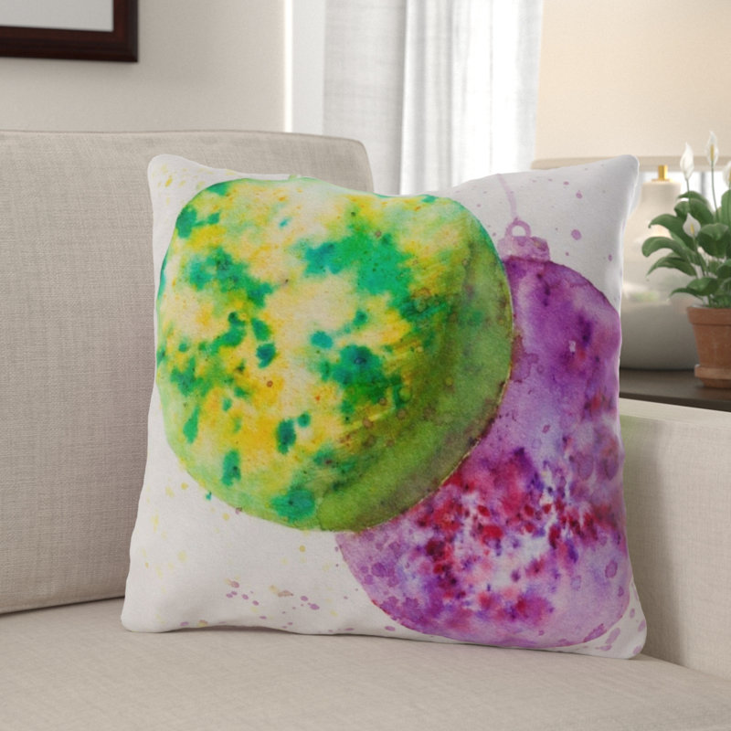 Coussin de noël Orndorff, Microsuède, Intérieur