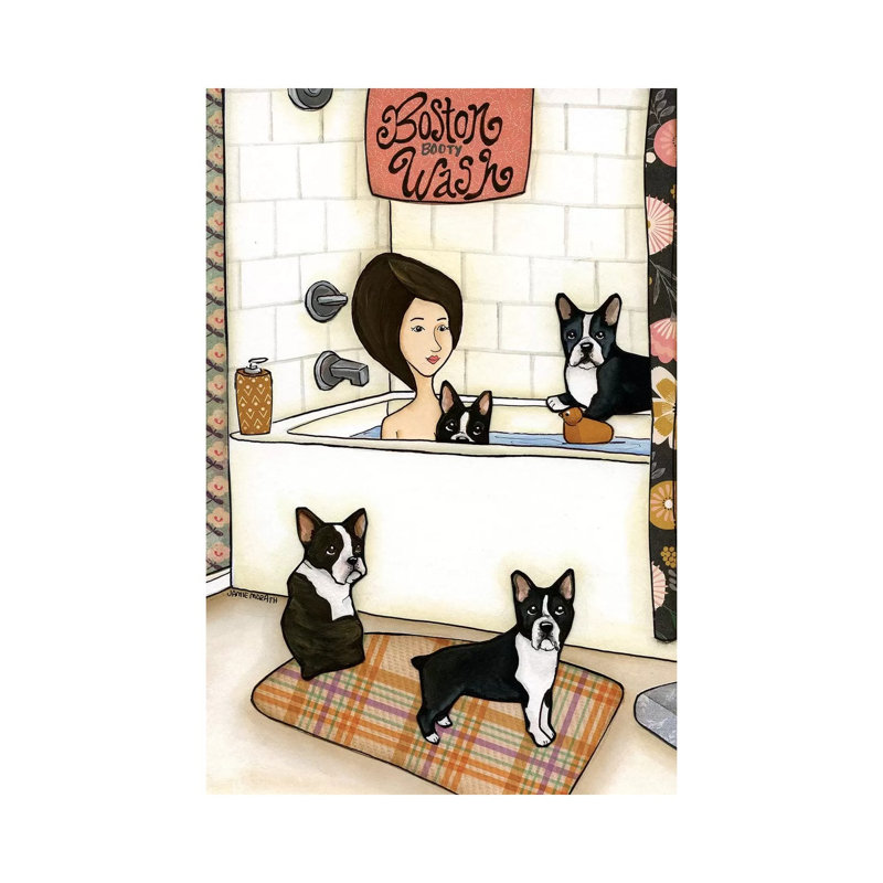 Boston Booty Wash by Jamie Morath - Wrapped Canvas Gallery-Wrapped Canvas Giclée, 66.04 cm H x 45.72 cm W x 3.175 cm D