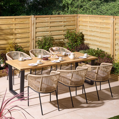 Rowlinson Oslo 6 Seat Dining Set