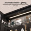 LED Bathroom Mirror Cabinet with Adjustable Lighting, Wall-Mounted Medicine Cabinet with Anti-Fog Mirror, Touch Control, Built-in Socket, Adjustable Interior Shelf, 800x600 mm.