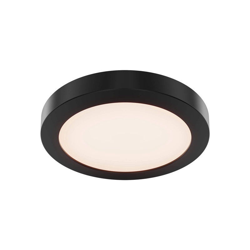 Joen Flush Mount, 0.95" H x 9" W x 9" D, Black