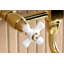 Robinet de salle de bain mural 2 trous Kingston-99126483