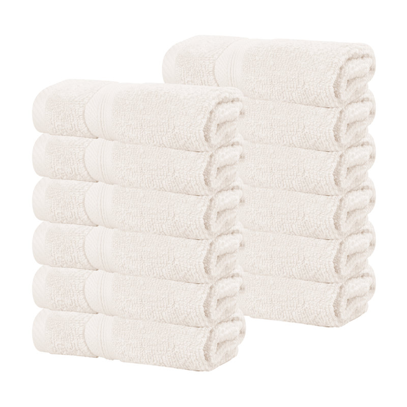 Serviettes pour le visage Smart Dry Zero Twist, Ivoire ivoire
