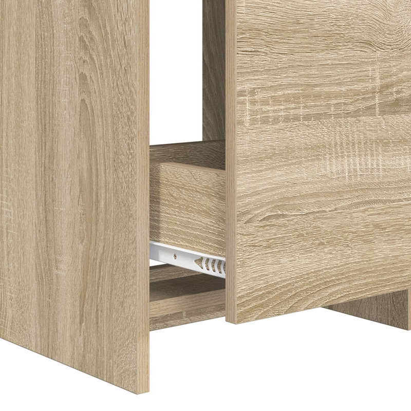 Vanity & Mirror Set, Sonoma Oak